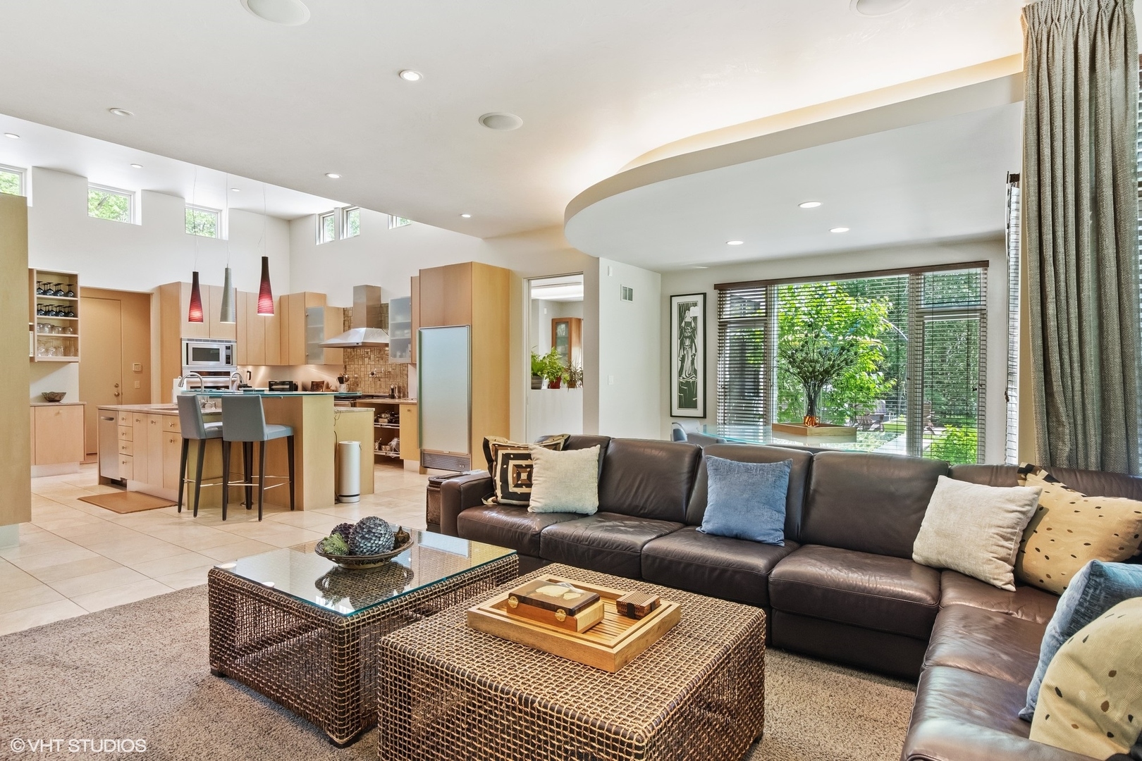 1632 Saunders Road Riverwoods, IL 60015 - Photo 14 of 38 a living room with furniture and a large window