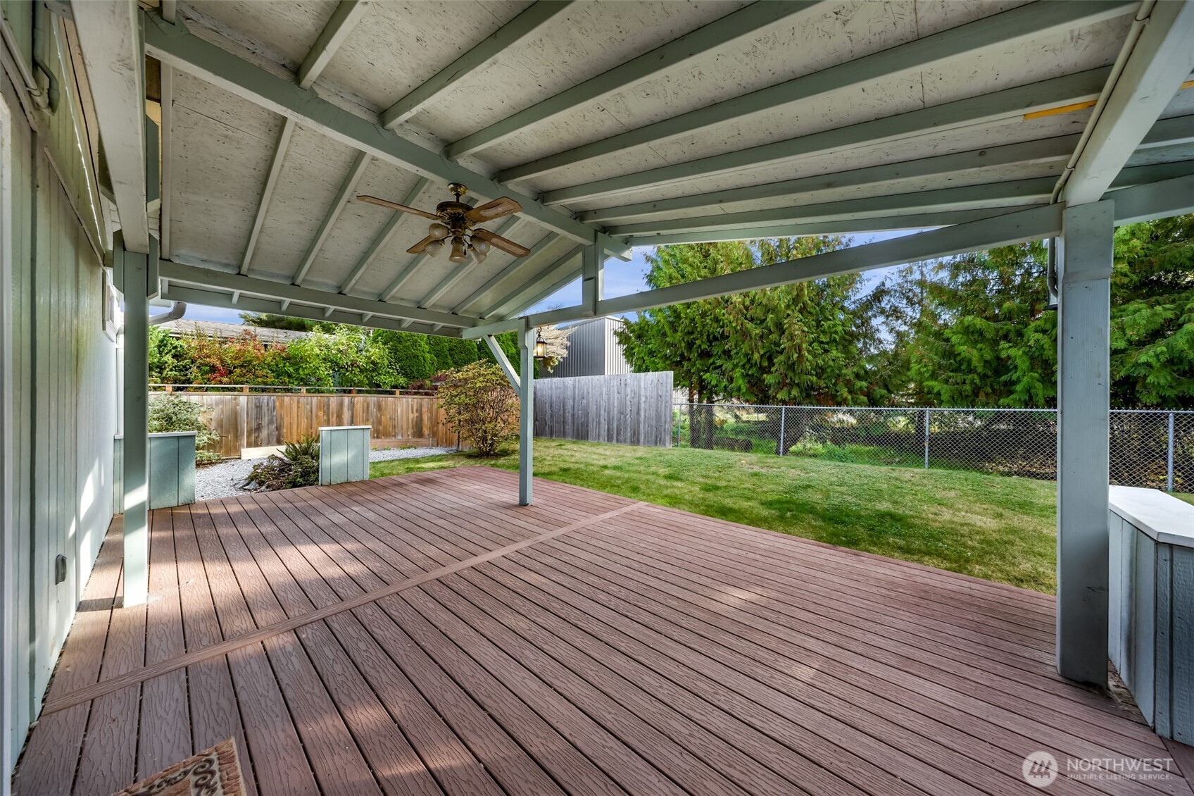 3802 James Street, Unit 23 Bellingham, WA 98226 - Photo 27 of 34 a view of a backyard with wooden floor