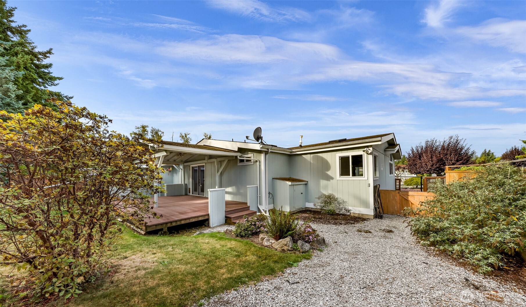 3802 James Street, Unit 23 Bellingham, WA 98226 - Photo 32 of 34 a view of a house with backyard and sitting area