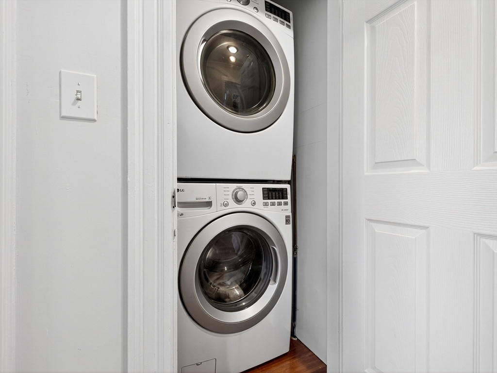 47 Roslin Street, Unit ONE Boston, MA 02124 - Photo 34 of 34 a close up view of a washer and dryer