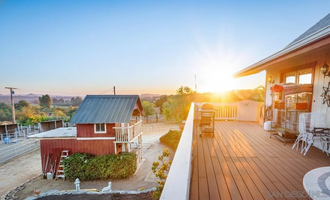 31141 Saddleback Road Valley Center, CA 92082 - Photo 2 of 23 a view of roof deck with patio