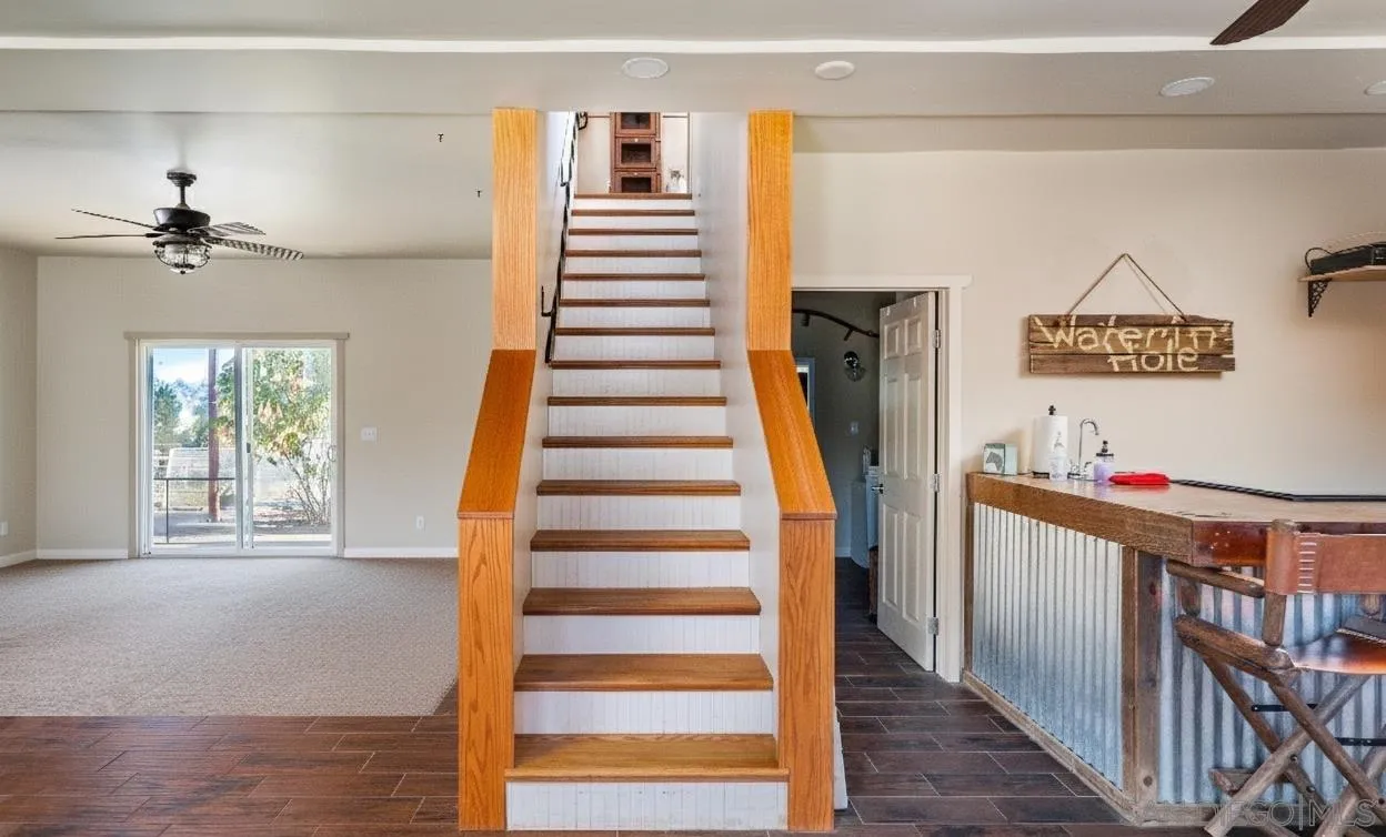 31141 Saddleback Road Valley Center, CA 92082 - Photo 8 of 23 a view of entryway and hall with wooden floor