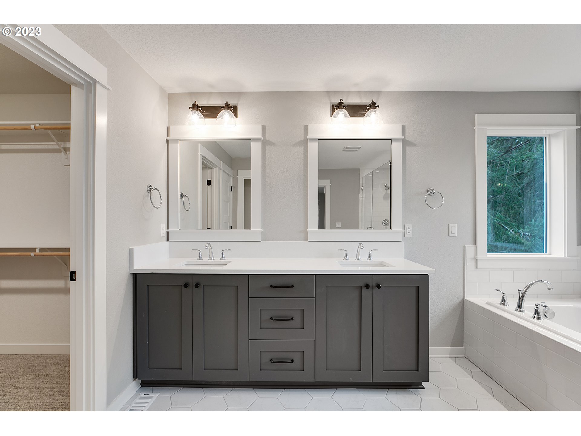 8651 Southwest 42nd Avenue Portland, OR 97219 - Photo 16 of 30 a bathroom with a sink and a mirror