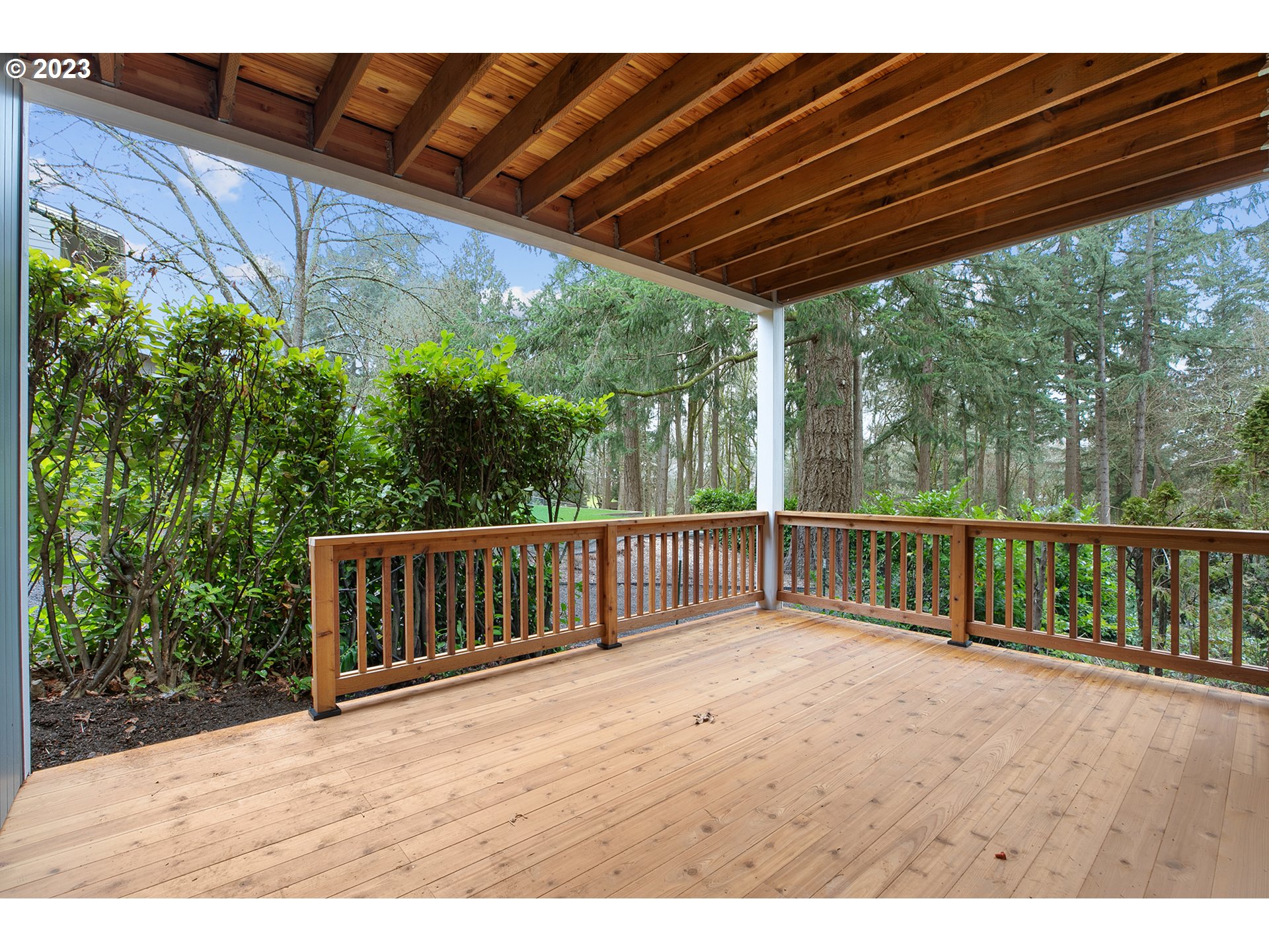 8651 Southwest 42nd Avenue Portland, OR 97219 - Photo 26 of 30 a view of balcony with wooden floor