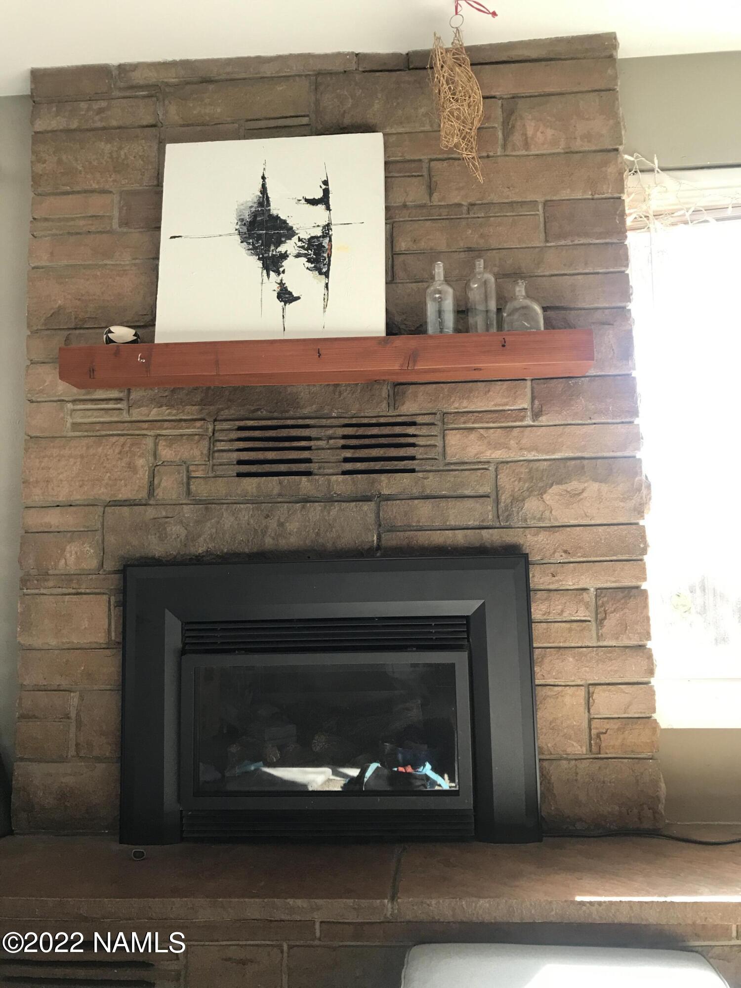 2417 East Lockett Road Flagstaff, AZ 86004 - Photo 8 of 27 2417 Lockett Fireplace