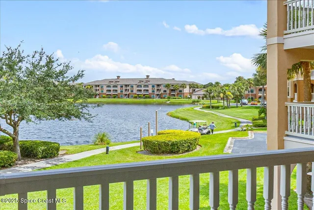 a view of a city from a balcony