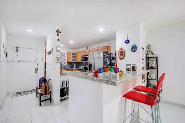 a view of gym equipment and children play room