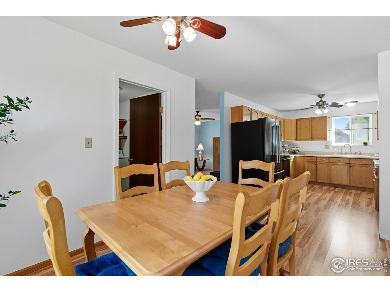 3405 Post Road Laporte, CO 80535 - Photo 8 of 28 Living room flows perfectly into the eat-in kitchen with separate dining area