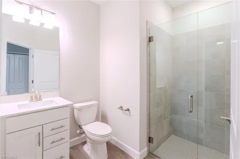a view of a dining area with chairs