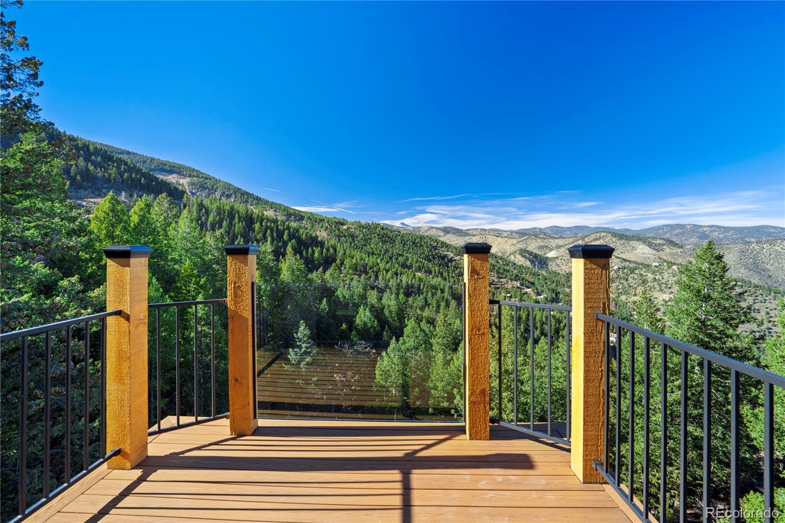 85 Santa Fe Mountain Road Evergreen, CO 80439 - Photo 6 of 47 a view of backyard with green space