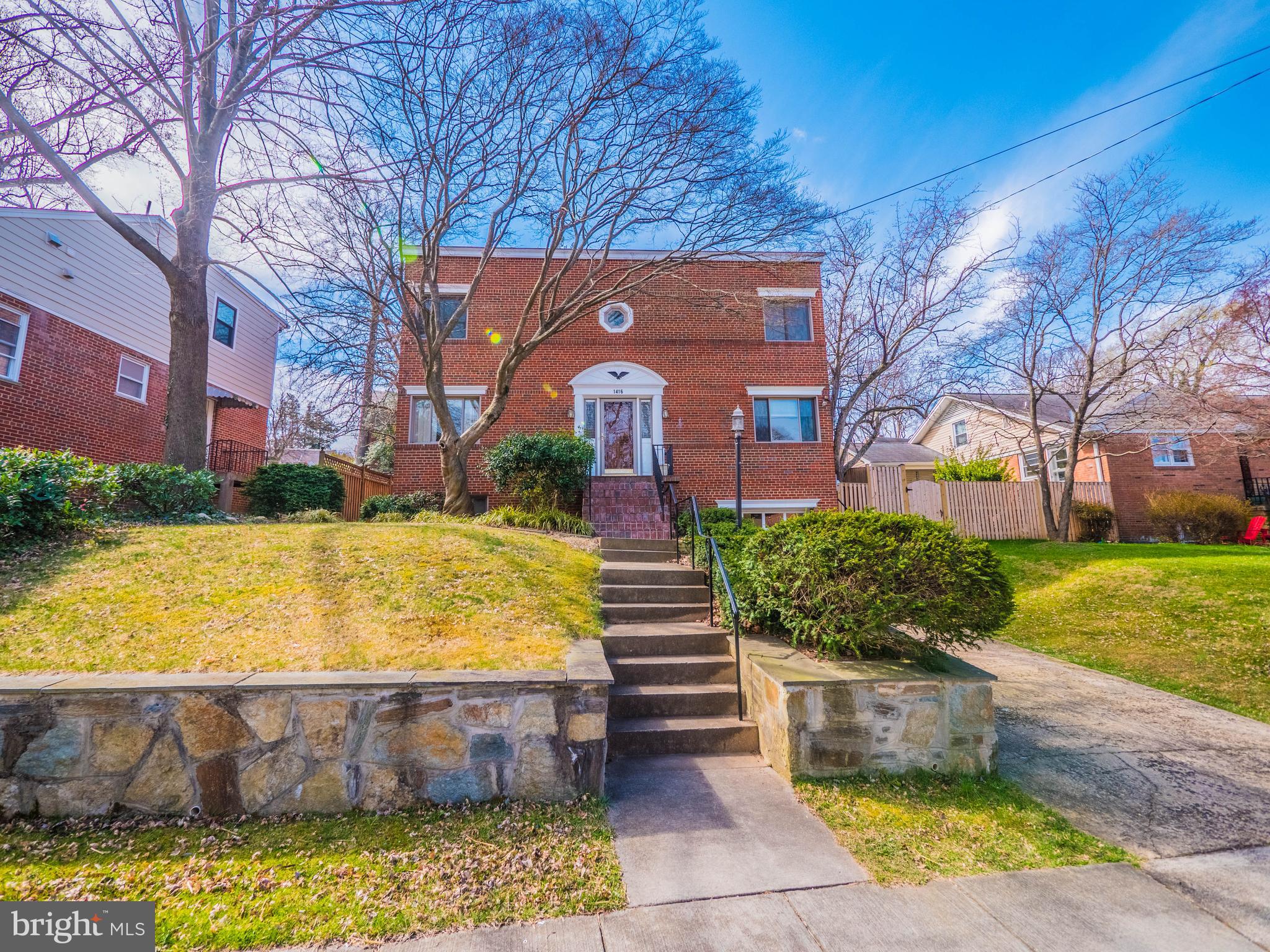 1416 Leegate Road Northwest Washington, DC 20012 - Photo 1 of 66 Stately Shepherd Park Home