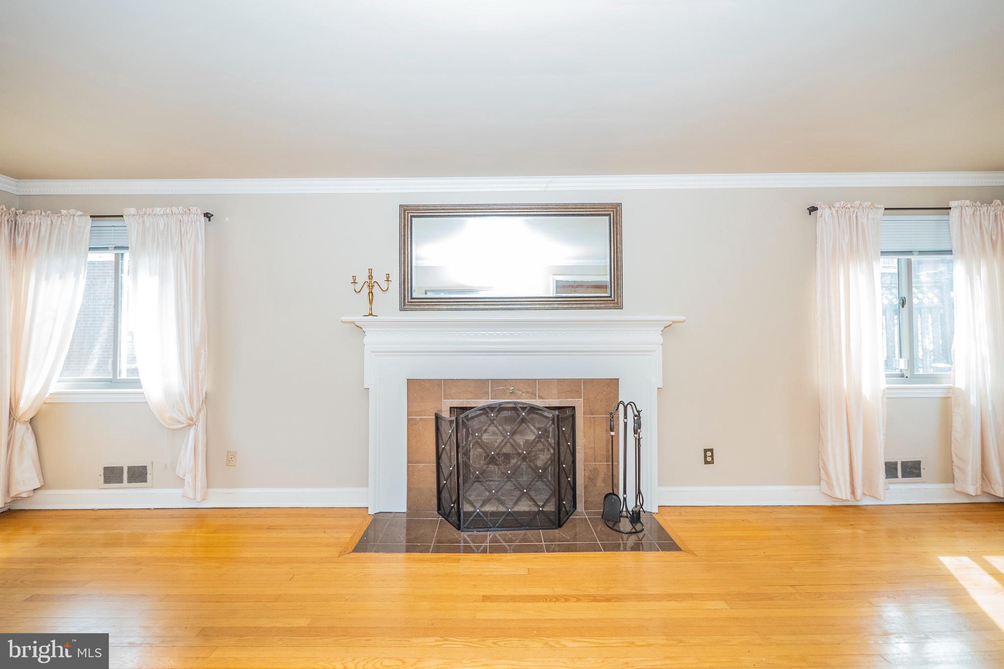 1416 Leegate Road Northwest Washington, DC 20012 - Photo 28 of 66 Living Room with Fireplace