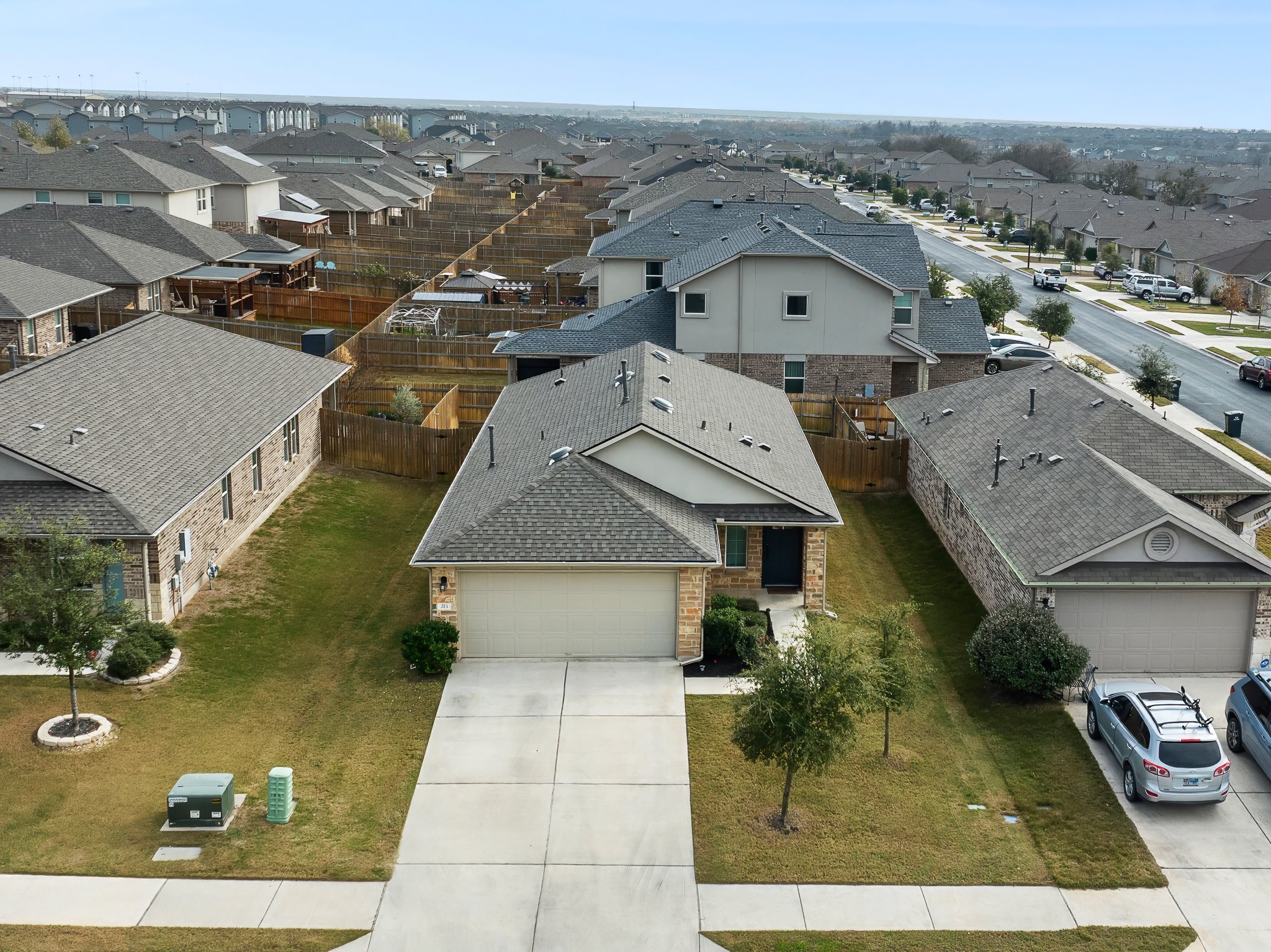 213 Mais Drive Georgetown, TX 78626 - Photo 38 of 39 an aerial view of a house with swimming pool
