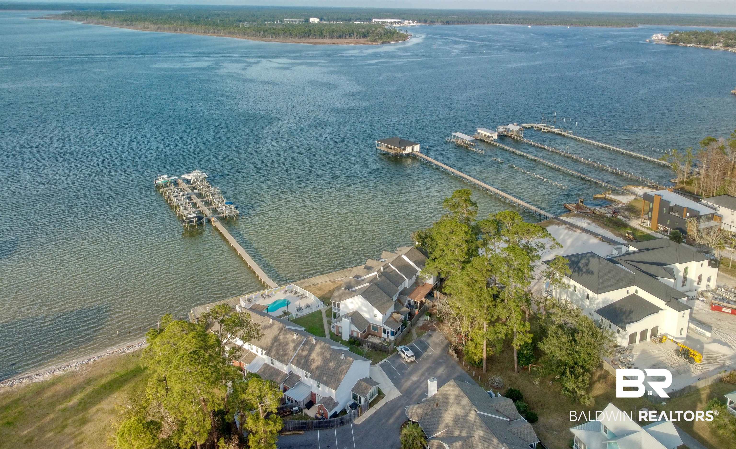 26063 Canal Road, Unit C2 Orange Beach, AL 36561 - Photo 27 of 30 Aerial overview of property's location with a large body of water