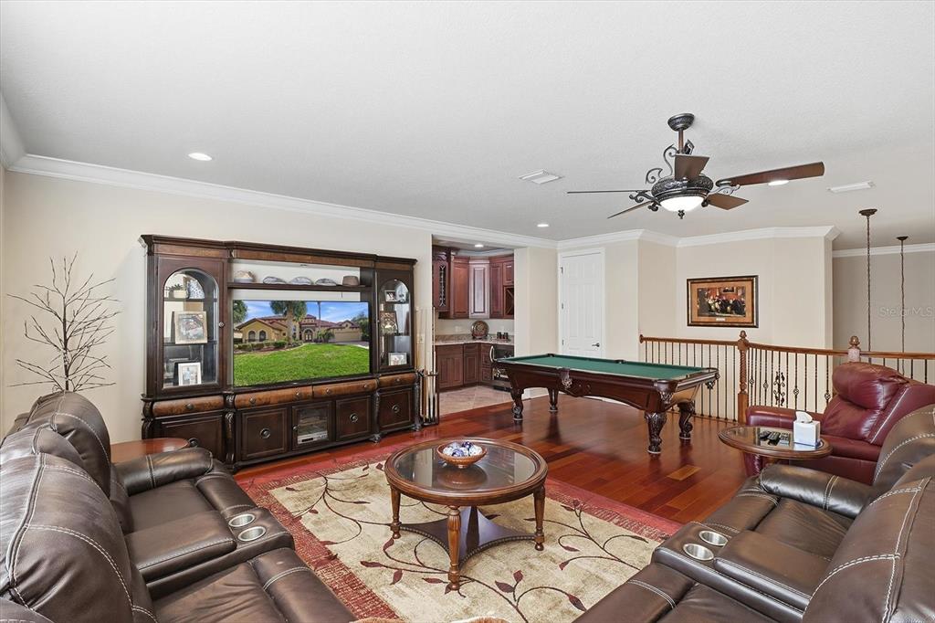 1416 North Ridge Meadow Path Hernando, FL 34442 - Photo 40 of 68 a living room with furniture and a flat screen tv