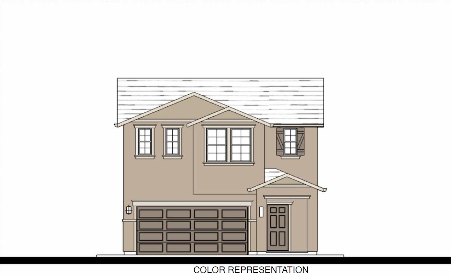 a living room with a chair and a clock