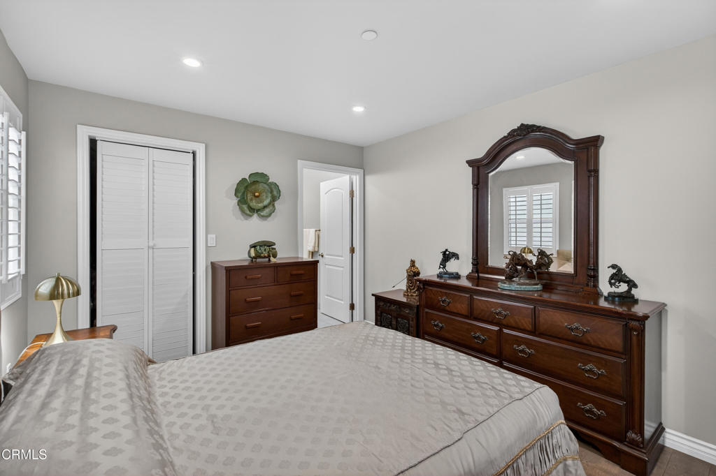 9325 La Shell Drive Tujunga, CA 91042 - Photo 39 of 46 a bedroom with a bed and a dresser