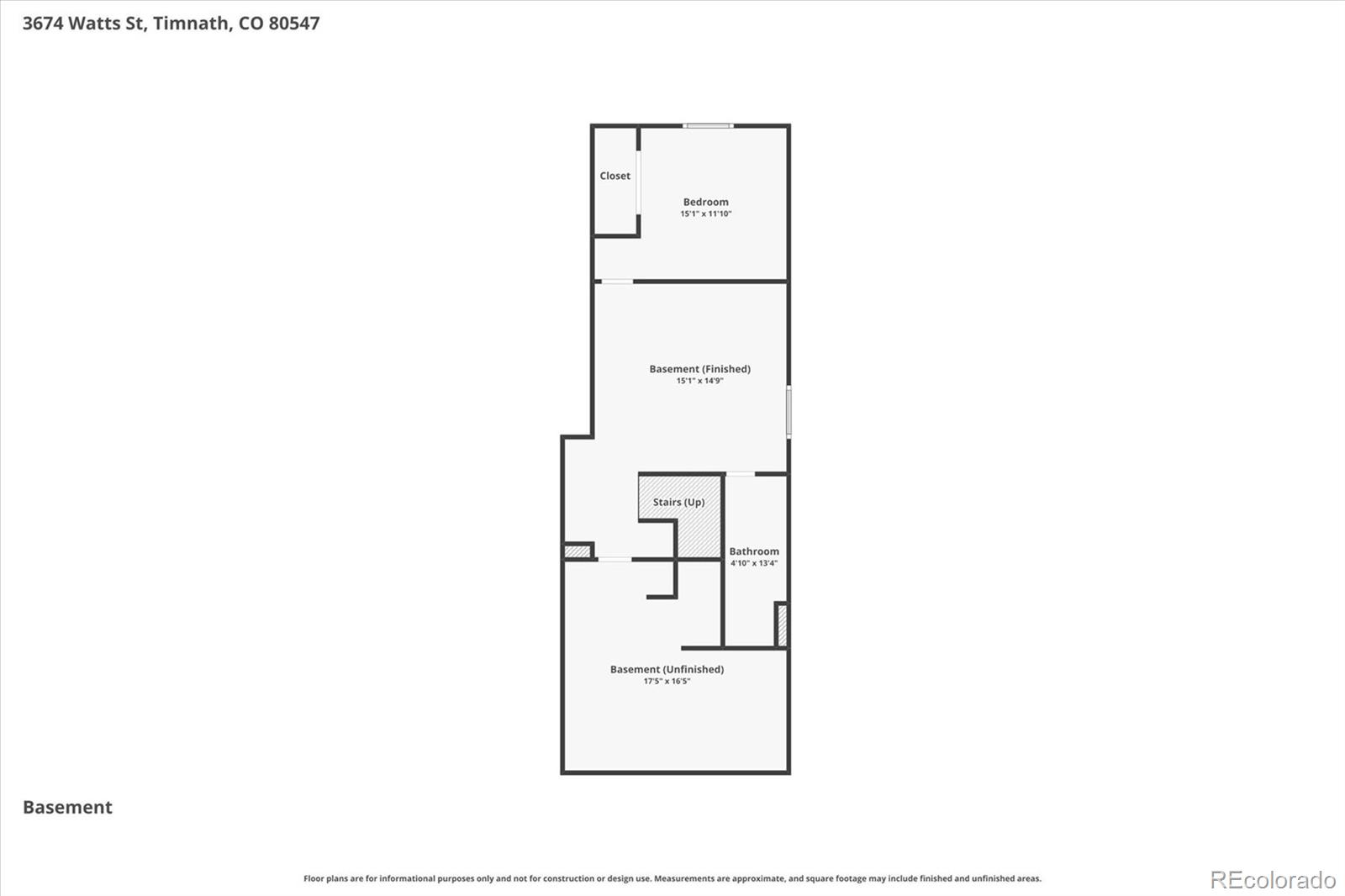 3674 Watts Street Timnath, CO 80547 - Photo 49 of 50 a picture of a floor plan