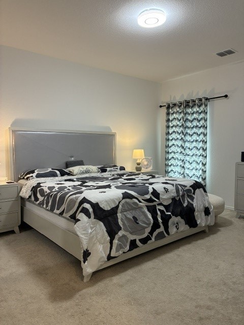 233 Perfect World Loop Jarrell, TX 76537 - Photo 9 of 24 Plush carpet underfoot creates a soft, inviting atmosphere in this generous sleeping area.
