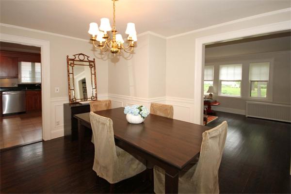 23 Pine Plain Road Wellesley, MA 02481 - Photo 4 of 26 a view of a dining room with furniture and wooden floor