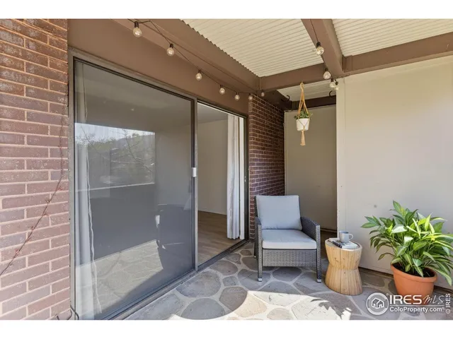a outdoor space with lots of potted plants