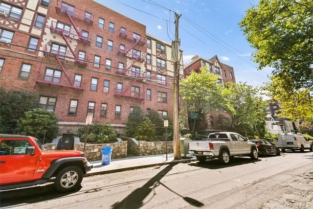 a cars parked on the side of a street