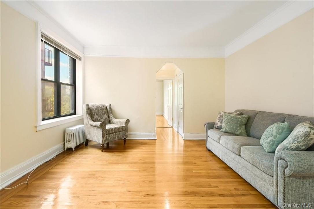 663 Locust Street, Unit 4A Mount Vernon, NY 10552 - Photo 3 of 31 a living room with furniture and a couch