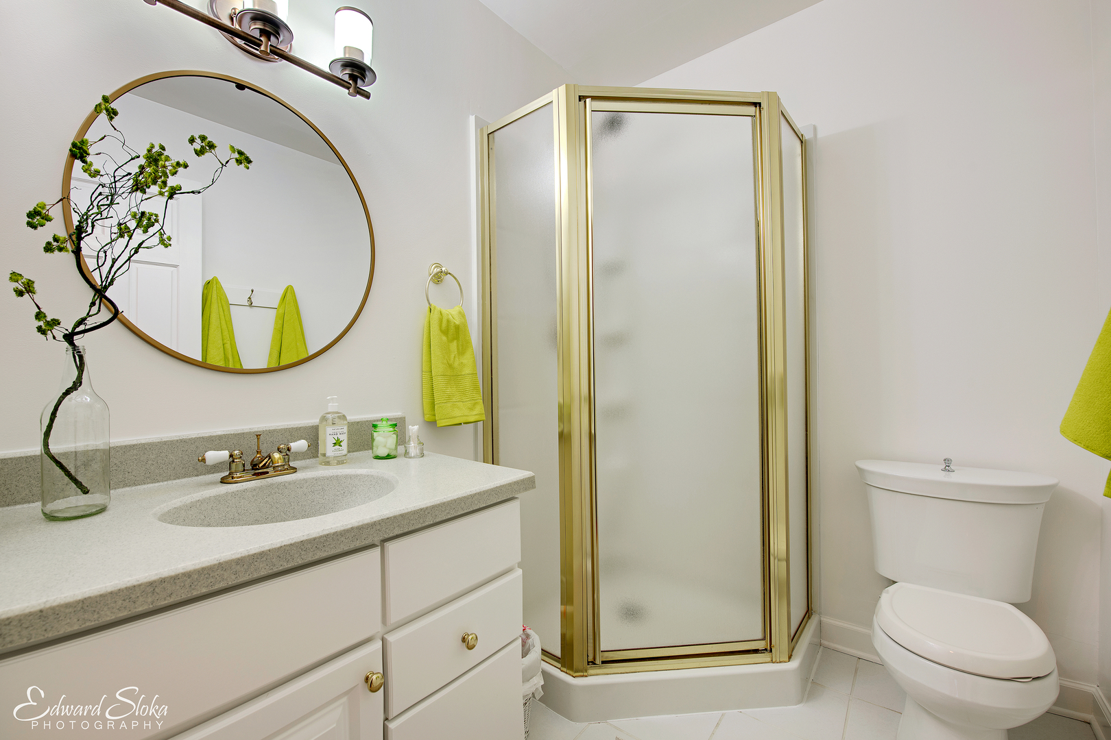 178 Stonegate Road Trout Valley, IL 60013 - Photo 17 of 24 a bathroom with a sink and a mirror