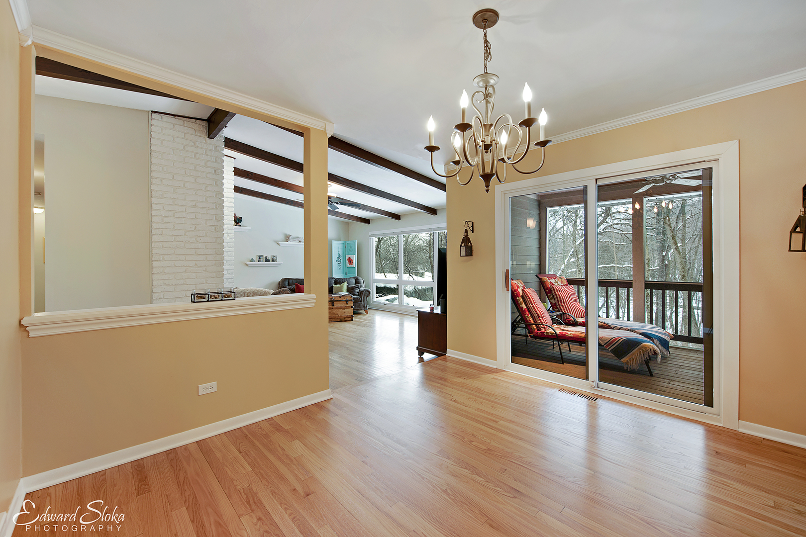 178 Stonegate Road Trout Valley, IL 60013 - Photo 6 of 24 a living room with furniture and a large window