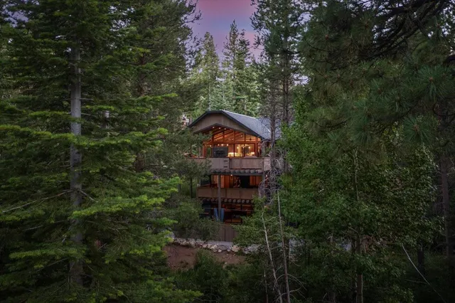 a front view of a house with balcony
