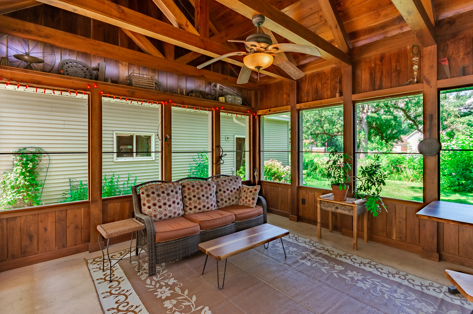 16463 Plank Road Sycamore, IL 60178 - Photo 5 of 36 a outdoor living space with furniture and garden view