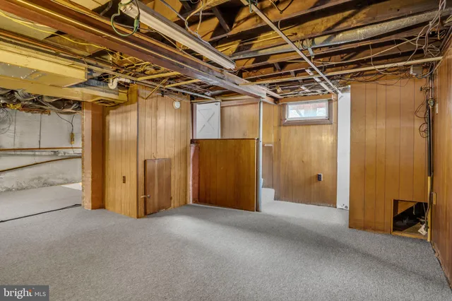 a view of a storage room