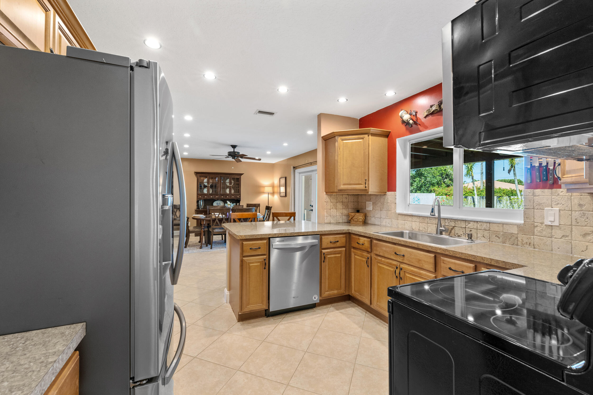 5051 Van Buren Road Delray Beach, FL 33484 - Photo 17 of 55 Kitchen W/ Bar Seating