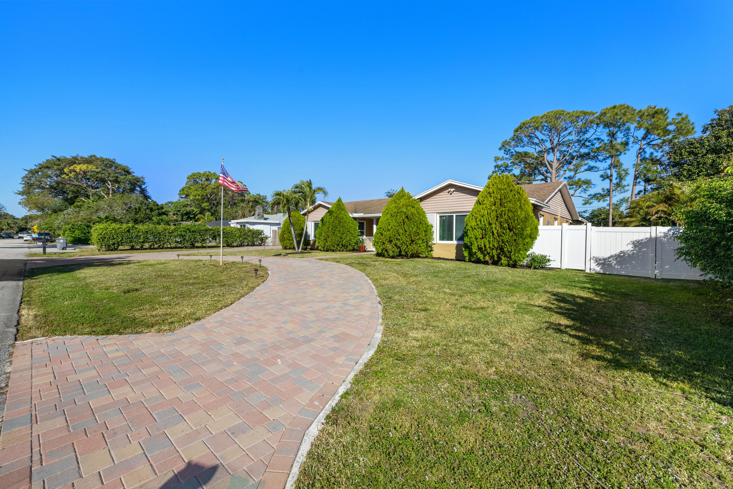 5051 Van Buren Road Delray Beach, FL 33484 - Photo 4 of 55 Fully Fenced W/ Circular Driveway