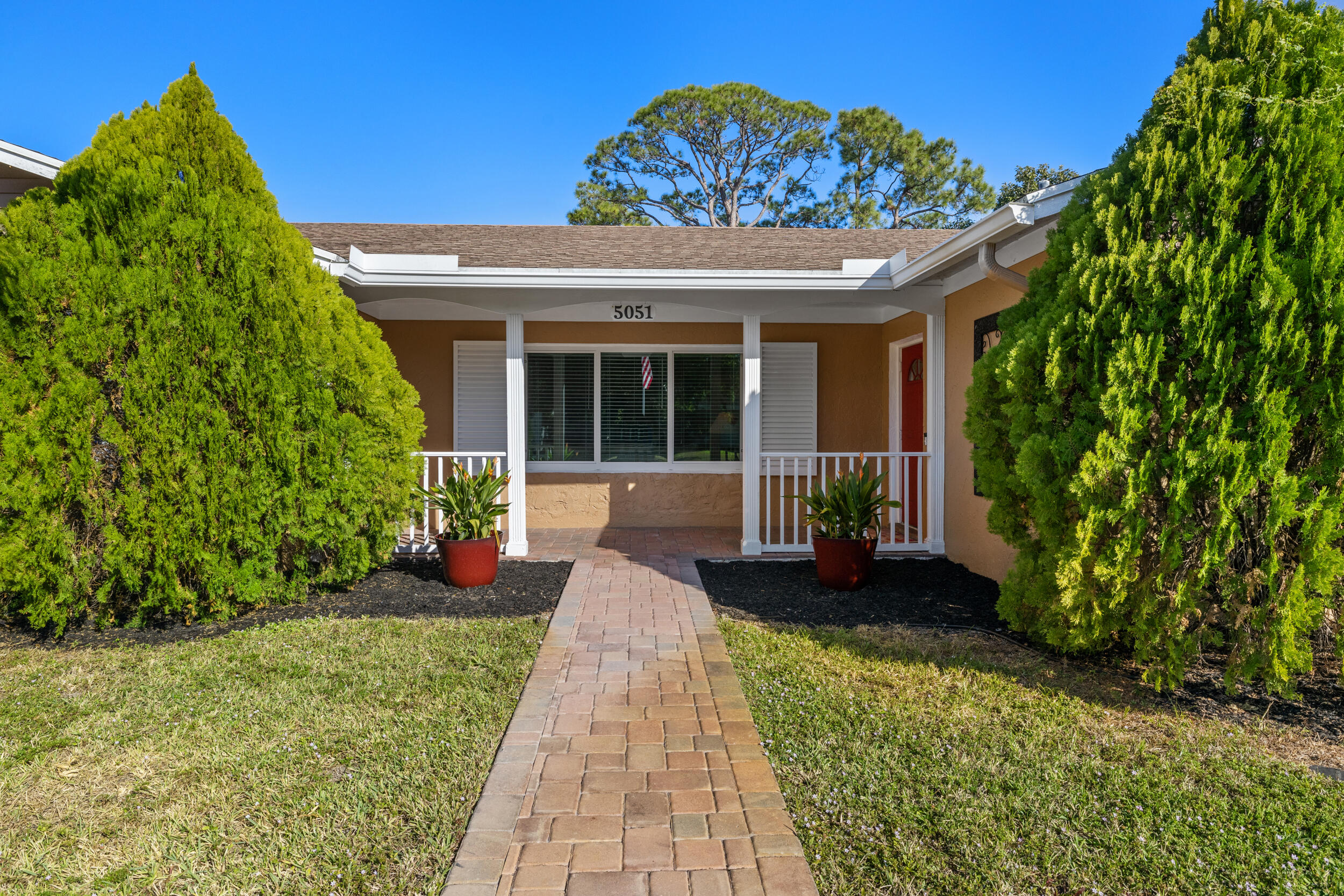 5051 Van Buren Road Delray Beach, FL 33484 - Photo 5 of 55 Beautiful Entrance w/ Hurricane Windows