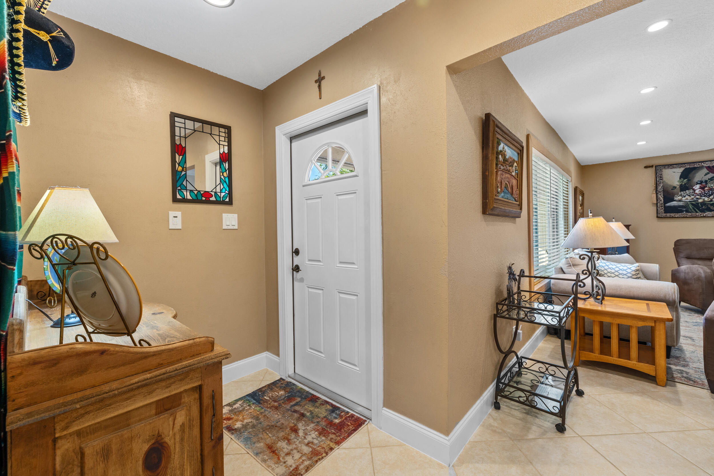 5051 Van Buren Road Delray Beach, FL 33484 - Photo 7 of 55 Foyer, Front Door, Living Room