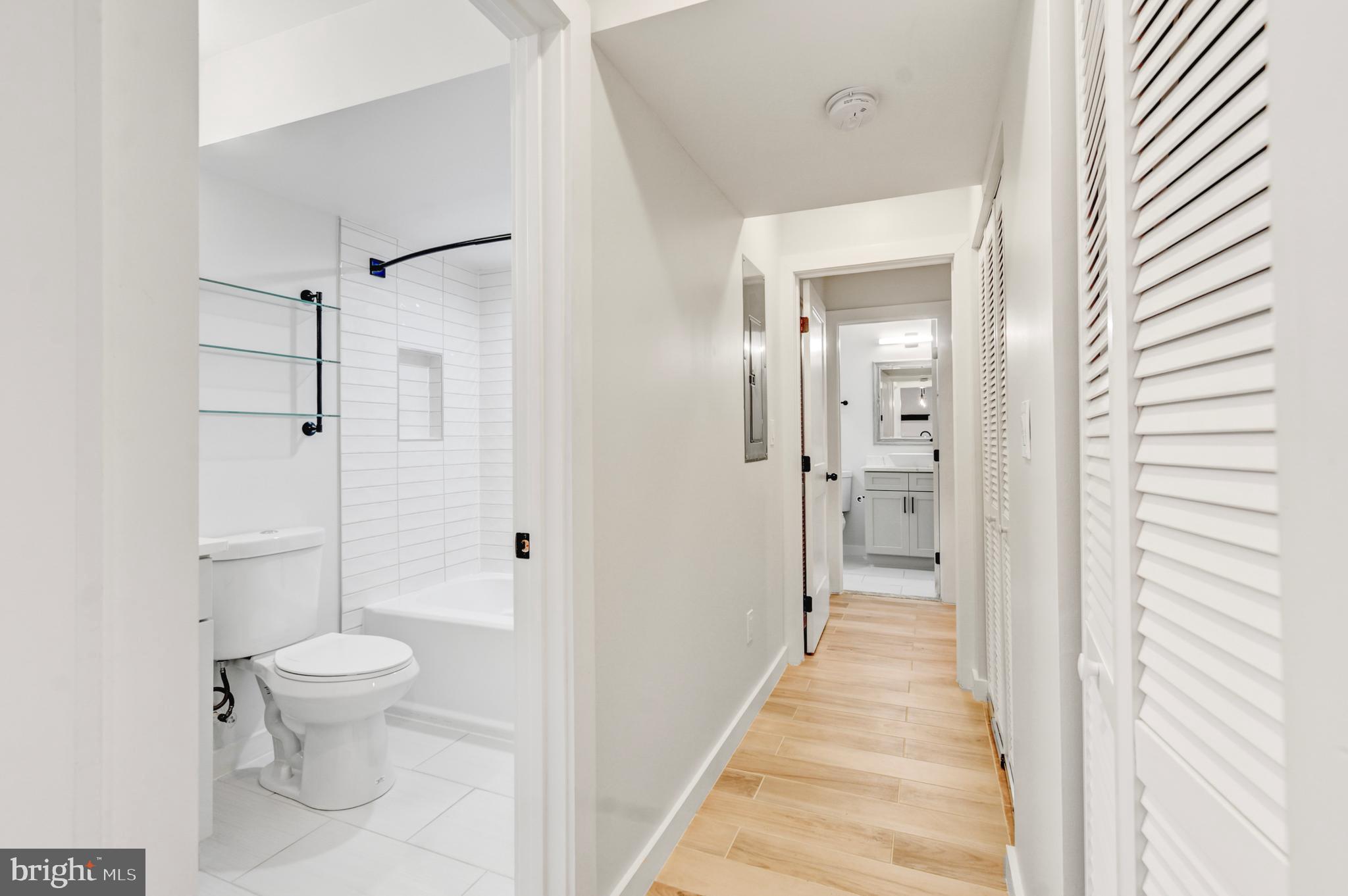 5012 2nd Street Northwest, Unit 2 Washington, DC 20011 - Photo 26 of 30 a bathroom with a toilet and a shower