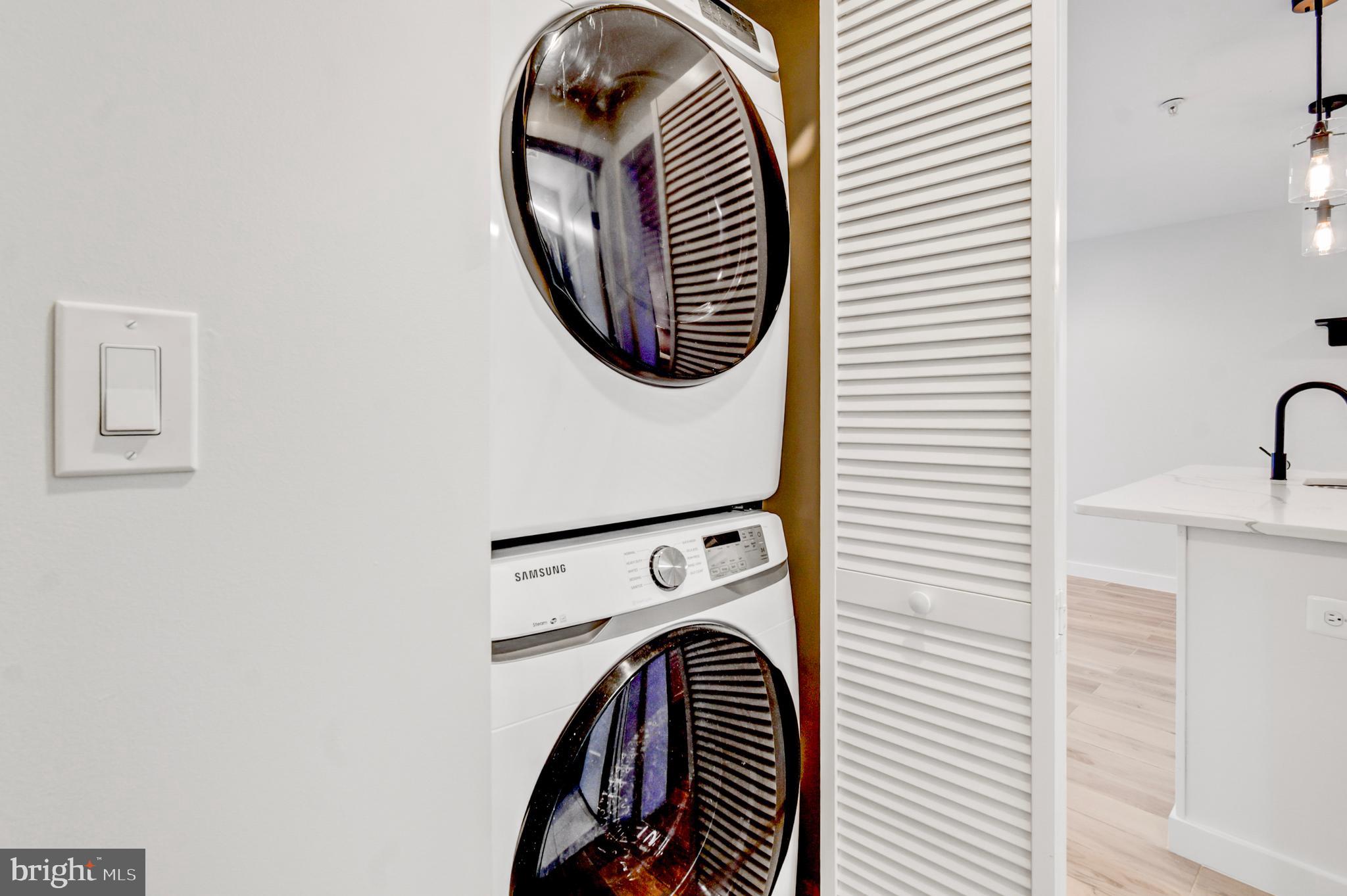 5012 2nd Street Northwest, Unit 2 Washington, DC 20011 - Photo 28 of 30 a utility room with dryer and washer