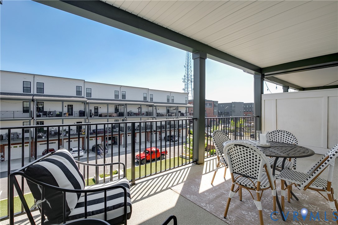 1459 Overbrook Road Richmond, VA 23220 - Photo 19 of 39 a view of a balcony with furniture