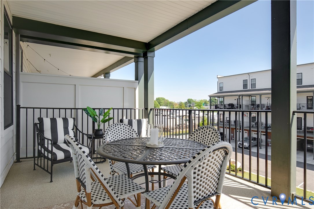 1459 Overbrook Road Richmond, VA 23220 - Photo 20 of 39 a view of a balcony with furniture