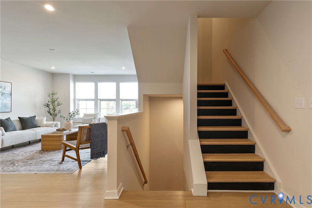 1459 Overbrook Road Richmond, VA 23220 - Photo 21 of 39 a view of entryway and hall with wooden floor