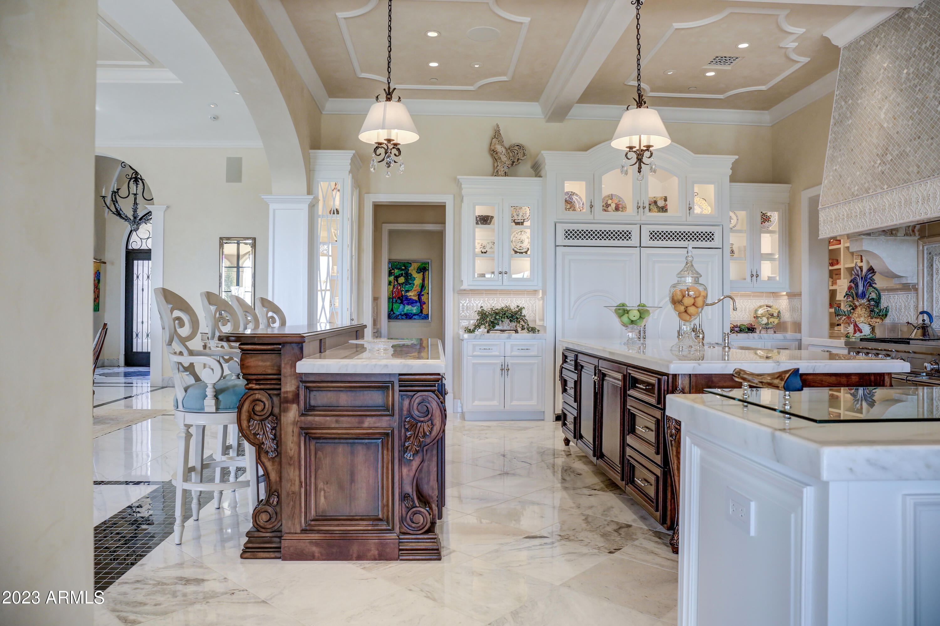 11179 East Honda Bow Road Scottsdale, AZ 85262 - Photo 17 of 76 Kitchen Serving Island