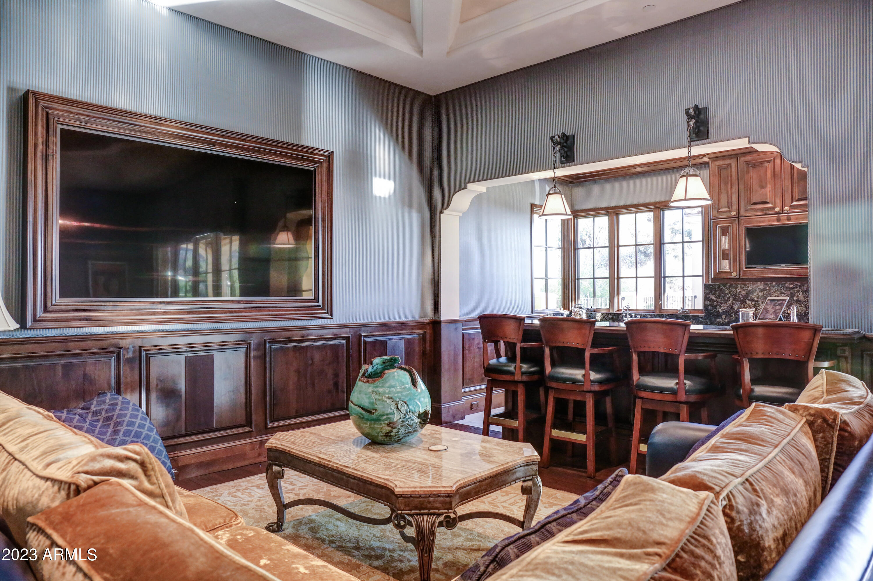 11179 East Honda Bow Road Scottsdale, AZ 85262 - Photo 22 of 76 FamilyRoom and Bar