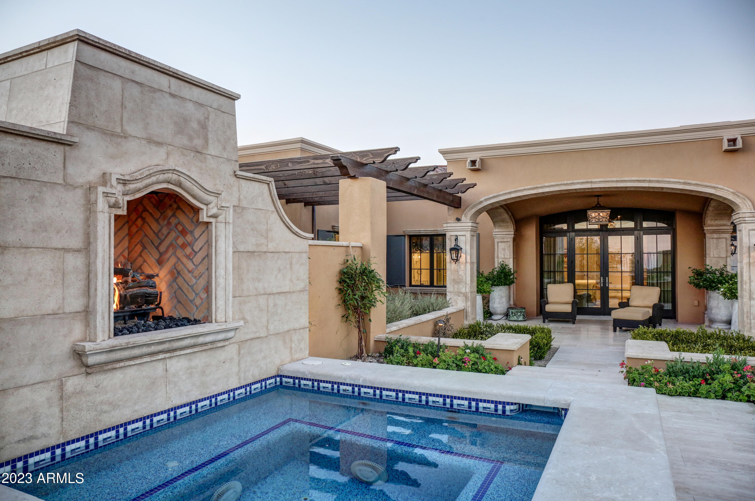 11179 East Honda Bow Road Scottsdale, AZ 85262 - Photo 53 of 76 Spa to Master Patio