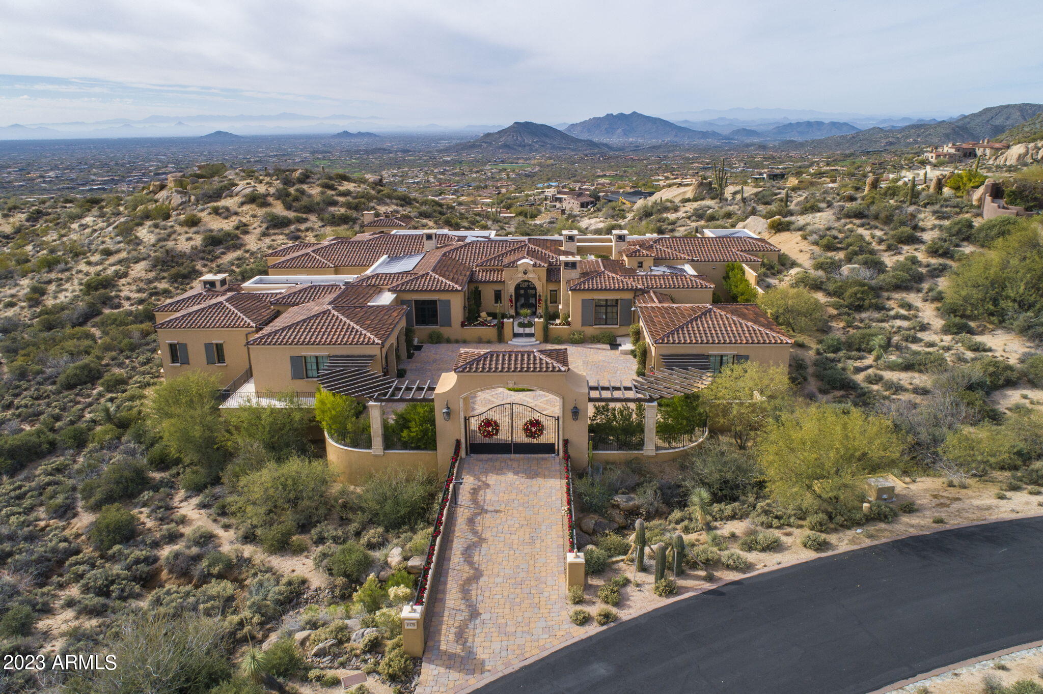 11179 East Honda Bow Road Scottsdale, AZ 85262 - Photo 69 of 76 Entry Aerial
