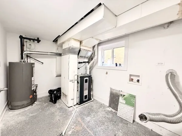 a view of a storage & utility room