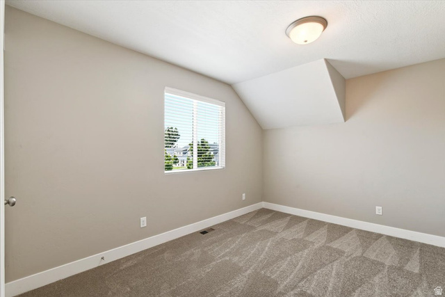 857 225 South Springville, UT 84663 - Photo 16 of 23 Carpeted room with a window featuring horizontal blinds