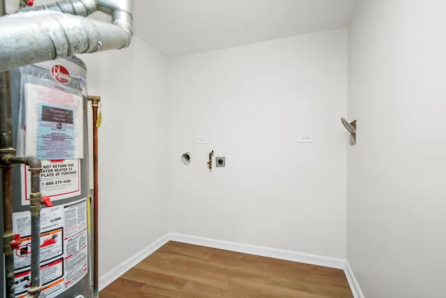 a view of an entryway with chandelier