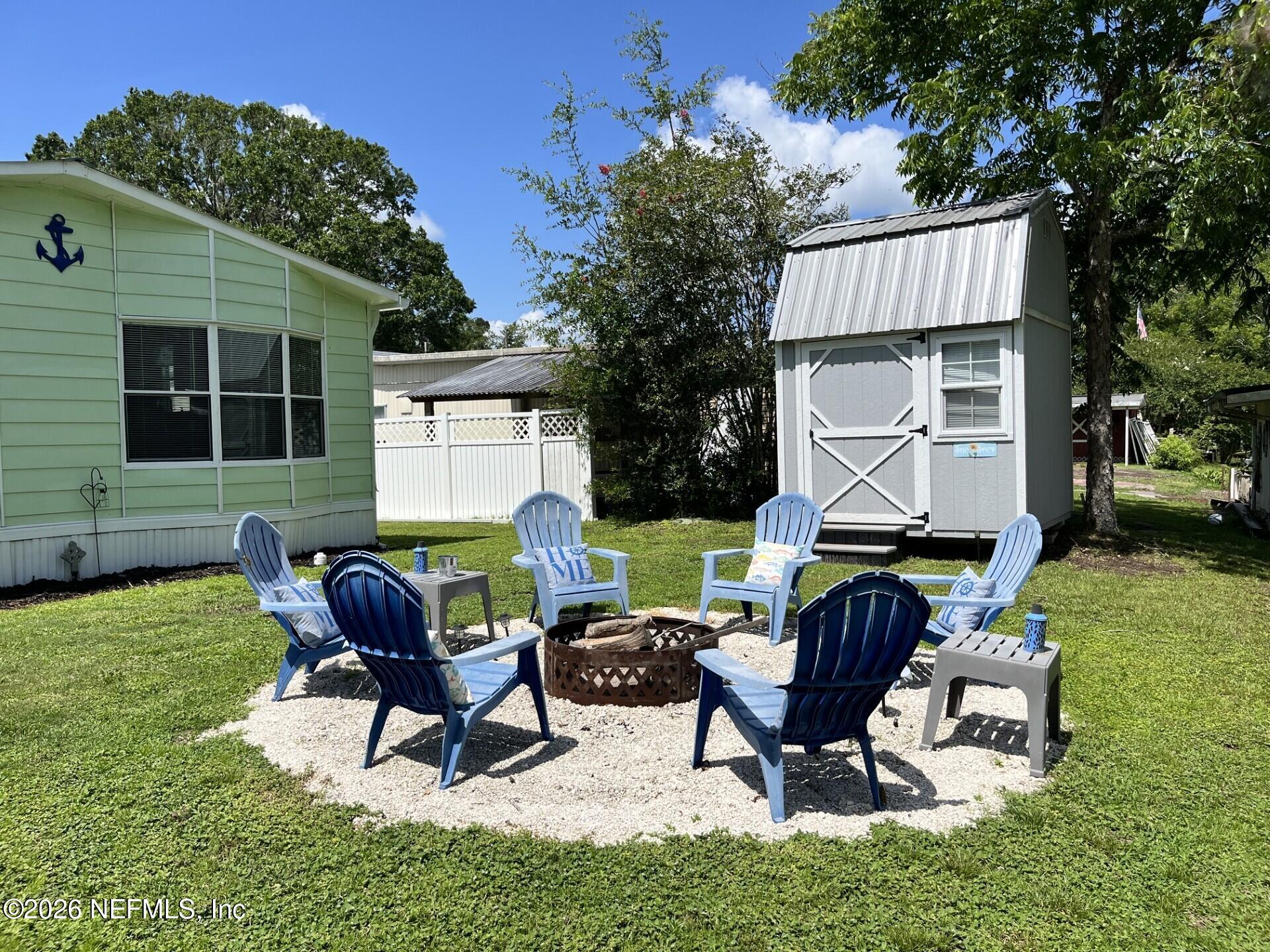 124 Fisherman Road Satsuma, FL 32189 - Photo 51 of 53 Fisherman FirePit SheShed