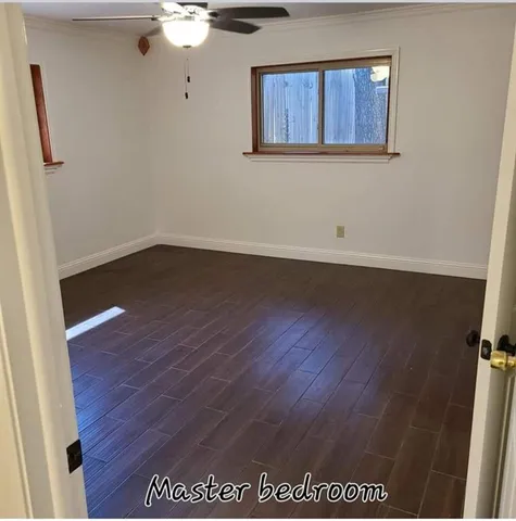 wooden floor in an empty room